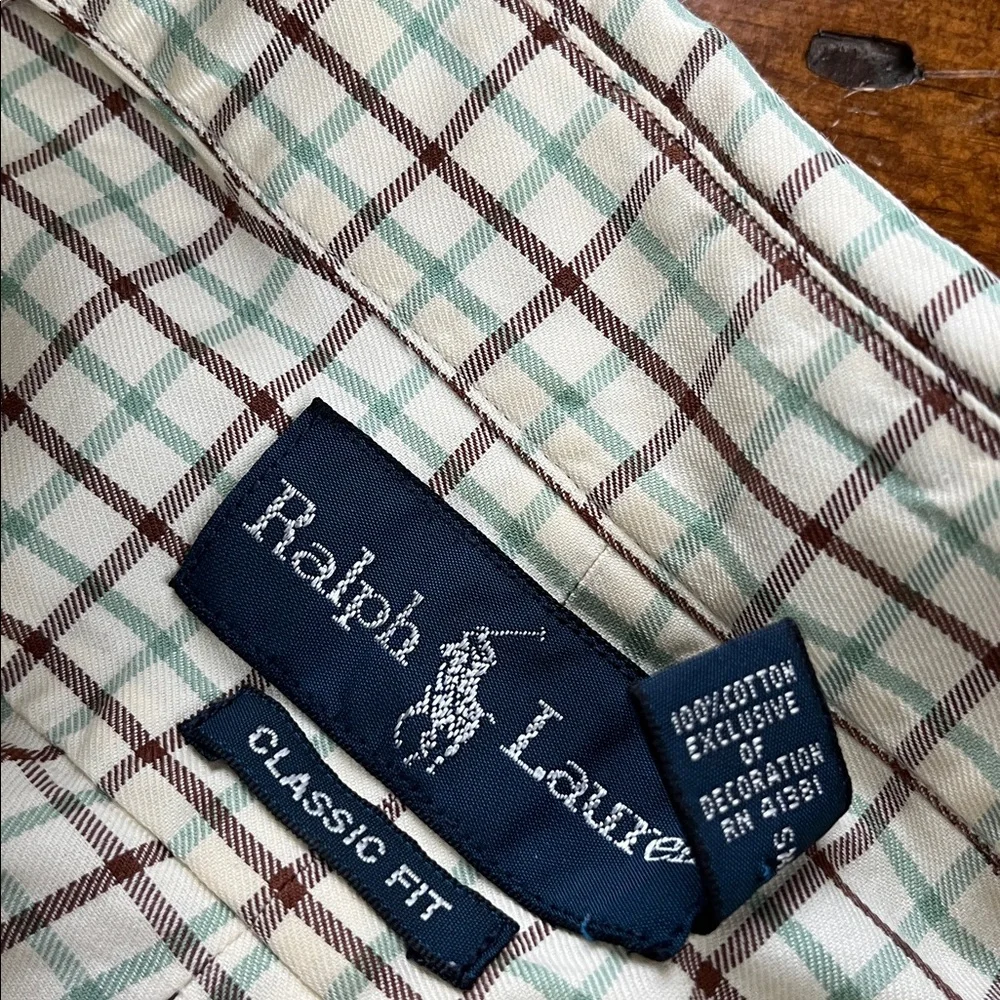 Ralph Lauren Classic Fit Long Sleeve Button Down Shirt - Sz M